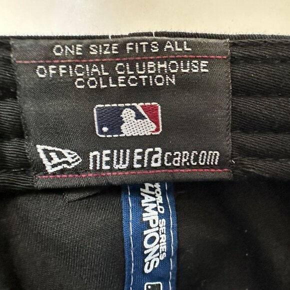 VTG ANAHEIM ANGELS 2002 World Series Champions Baseball Hat New Era Strap Cap - Picture 8 of 10